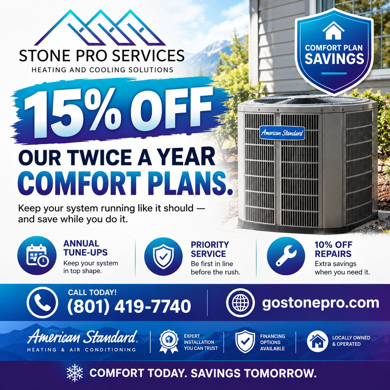 Stone Pro Services Comfort Plans